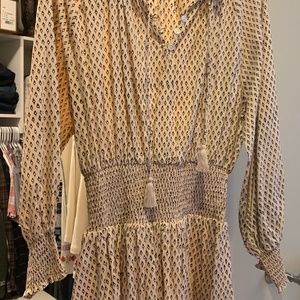 Cleobella peach short dress